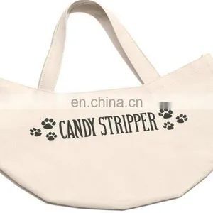Custom Printed Logo Canvas Tote Shoulder Bag With Handle thumbnail-5