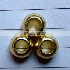 Gold Color Alloy Metal Stopper Metal Bead for Garment Simple Stopper thumbnail-1