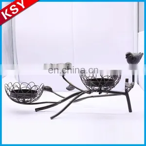New Product Factory Price Small Elegant White Metal Candle Holder Lanterns With Glass Votive thumbnail-2