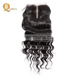 Human Hair Weave Bundles Virgin Brazilian Remy Hair Top Closure Grade 8a Curly Virgin Hair With Closure thumbnail-4