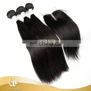 Factory 20inch Clip-In Straight Remy Human Hair Extensions 100G #1 Pure Jet Black thumbnail-6