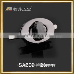Fashion Girl Bag Lock Hardware Metal, Glossy Finished Zinc Alloy Twist Lock Hardware thumbnail-3