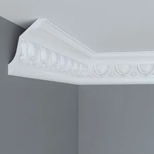 Egg and Dart Design Polyurethane Cornice Moulding thumbnail-1