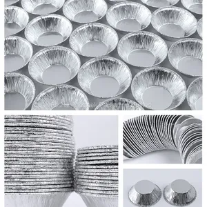2.7'' Round Aluminum Foil Mini Egg Tart Pan thumbnail-3