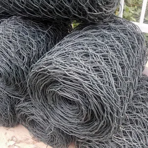 Plastic Coated Gabion Wire Mesh Boxes Rockfall Netting‎ Anti Corrosion thumbnail-2