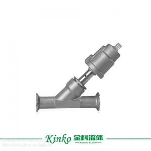 Stainless Steel Pneumatic Welding Angle Seat Valve for Water Treatment, Beverage Filling Equipment thumbnail-5