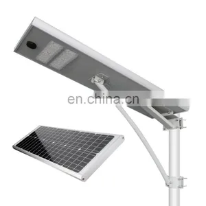 China ISO Factory Outdoor 30W 40W 50W 60W 90W 100w 150W Light All in One Led Solar Street thumbnail-1