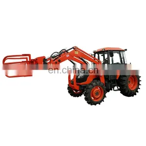 Kubota M954 Construction 4wd Mini Tractor With Front End Loader and Backhoe thumbnail-1