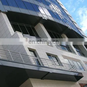 Morden Exterior Cheapest Handrail Baluster Laminated Deck Balcony Glass Railing Design thumbnail-6
