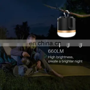 2020 New Style Outdoor Waterproof Camping Tent Light Rechargeable Lithium Battery 7200mAh thumbnail-6