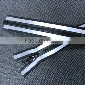 2014 Newest Fancy No.5 Open End Striped Tape Plastic Zipper thumbnail-1