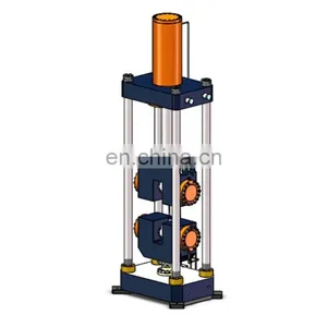 Electro-hydraulic Single Space Hydraulic Servo Tensile Force Strength Universal Testing Machine thumbnail-5