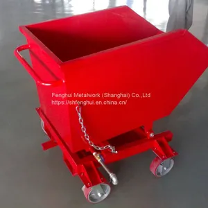 Scrap Car, Scrap Iron Car, Machine Tool, Industrial Garbage Truck, Dump Truck, Overturning Bucket, Heavy Cleaning Truck thumbnail-1