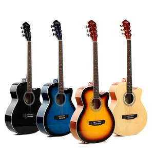 Caravan Music Acoustic Guitar HS-4010 40 Inch Guitar Wholesale Factory OEM Guitar Made in China thumbnail-1