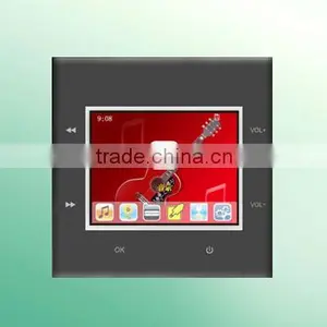 3 Inch Screen Home Intelligent Touch Screen Background Music System With Remote Control thumbnail-1