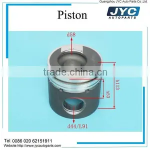 YC6112ZLQ Engine Parts 150-1004015 Diesel Aluminum Engine Piston thumbnail-1