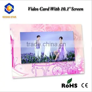 10.1 Inch Video Special Custom Card for Anniversary Celebration Promotion Video Card thumbnail-1