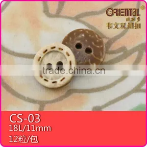 Customize Washable Natural Coconuts Shirts Button thumbnail-2