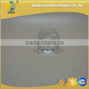 40ml Popular Square Shape Clear Glass Wishing Bottle thumbnail-4