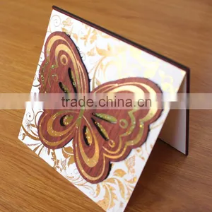 Sale Customized Handmade Luxury European Wedding Invitation Cards thumbnail-2