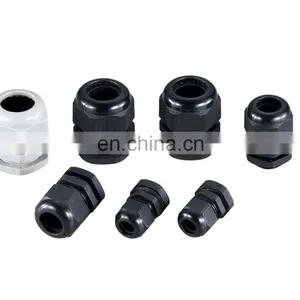 White Cable Gland Waterproof Adjustable 3-16mm Cable Connectors PG7 PG9 PG11 PG13.5 PG16 PG19 Plastic Cable Gland Joints thumbnail-5