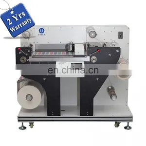 UD320 Automatic Medicine Hangtag Hang Tag Label Digital Die Cutting Machine, PAPER PP PE FILM Roll Sticker Rotary Die Cutter thumbnail-1