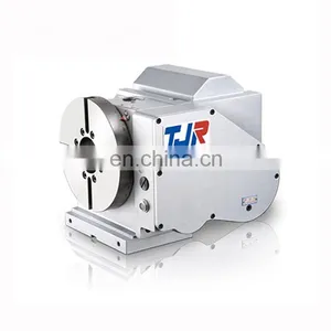 New Turntable 4 Axis Cnc AR-210B Fourth Axis Table With Tailstock Cnc 4th Axis Cnc Rotary Table With Powerful Pneumatic Brake thumbnail-1