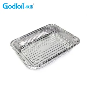 Rectanglar Aluminum Foil Container Wrinkle Wall Container thumbnail-4