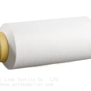 Ne 30s 20s 12s 10s Open EN Polyester Yarn Raw White and Bleach White thumbnail-1