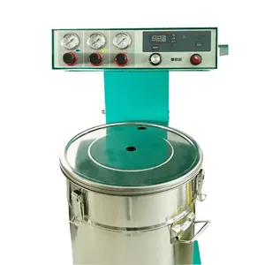 Cerakote Industrial Ceramic Coating Equipment New Powder Coating Booth Electrostatic Spray Gun Steel Substrate Including Pump thumbnail-2