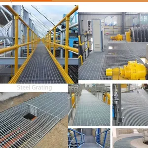 Building Reconstruction Building Upgrade Building Renovation Flooring Bar Grating /Heavy-Duty Industrial Floor Grating thumbnail-1