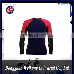 Mens Long Sleeve Anti UV Rash Guard, Compression Tops for Surfing, Swimming and Cycling thumbnail-1