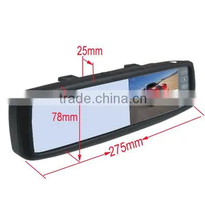 4.3inch Rearview Mirror Monitor With Bluetooth thumbnail-4