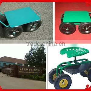 Garden Tool Cart TC4502/Rolling Work Seat With Good Quality thumbnail-1
