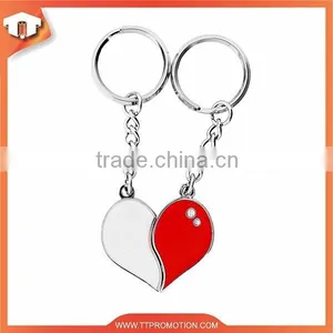 Custom Metal Love Couple Keychain thumbnail-2