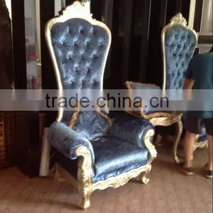 Popular King Throne Chair of Hotel Room High Back Furniture thumbnail-1