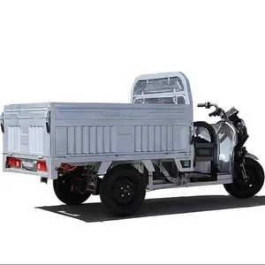 OEM Double Rear Axle Heavy Duty 5 Wheel Cargo Electric Tricycle 1000kg thumbnail-1
