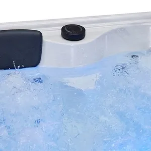 High-end 2 Person Rectangular Backyard Swimming Pool, With Balboa Hot Tub Spa Outdoor Hot Spring Villa thumbnail-5
