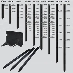 Factory Wholesale 6 7 ft Heavy Duty Metal Post/t Post Used for Fence thumbnail-2