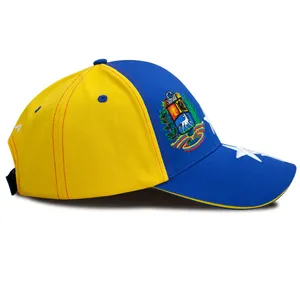 Embroidered 100% Cotton 6-Panel Baseball Hats Custom, Unisex, Adjustable Size thumbnail-4