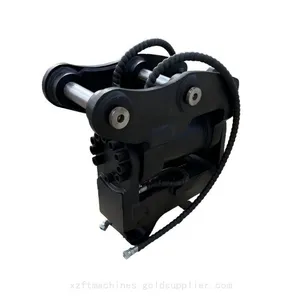 Q355B Manganese Steel 5 Ton Excavator Double Lock Hydraulic Tilt Quick Coupler thumbnail-3