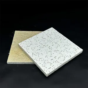 600x1200mm Pin Hole Mineral Fiber Ceiling Board for Heat Insulation thumbnail-3