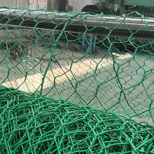 High Tensile Galvanized Hr 100 Reinforced Mesh Cheap Price Hexagonal Rockfall Net for Slope Protection Plain Weave Cutting thumbnail-3