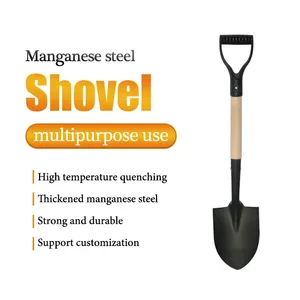 Ghana Gemlight Customized Color Fiberglass D Handle Farming Shovel thumbnail-3