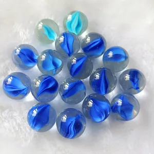 16mm x 25mm Cat's Eye High-White Three-Color Glass Marble Jumper Game Machine Use thumbnail-3