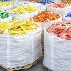 Flat Woven Lifting Sling 3m Length 50mm Width 8-Ply Webbing With Wear Sleeves thumbnail-2