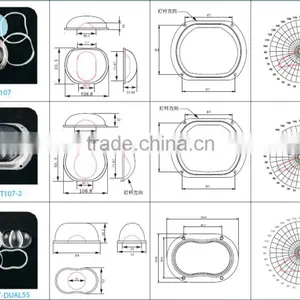 92mm 100W 120W 150W COB LED Optical Glass Lens thumbnail-2