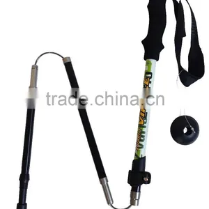 Foldable External Quick Lock 80% Carbon Fiber Climbing Stick Trekking Pole Supplier's Choice thumbnail-2