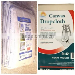 Plastic Backed Canvas Drop Cloth thumbnail-2