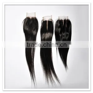 2015 Wholesale Price Express Top Selling Peruvian Blonde Human Hair Bundles With Lace Closure thumbnail-3
